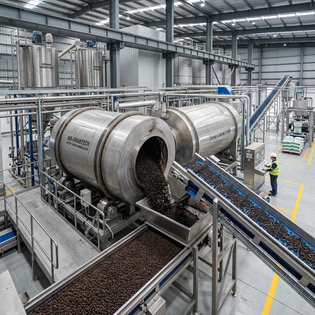UniBioOrg advanced granules production line and equipment